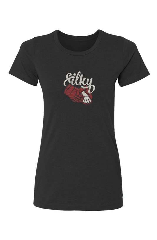 Barn Babe Silky Tee Black | Barn Garb Hockey Threads