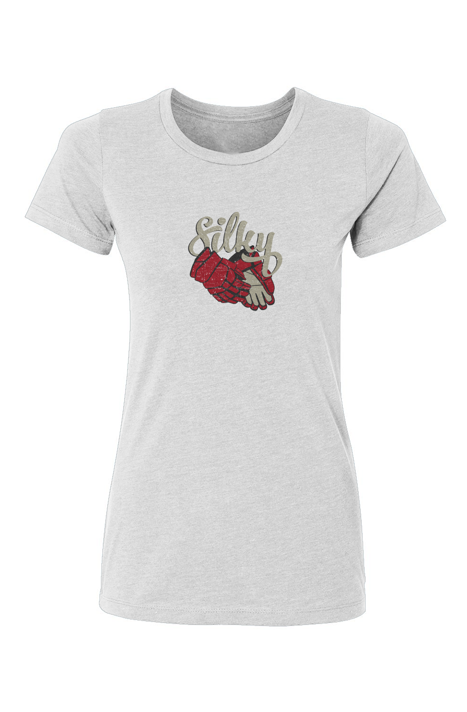 Barn Babe Silky Tee White | Barn Garb Hockey Threads