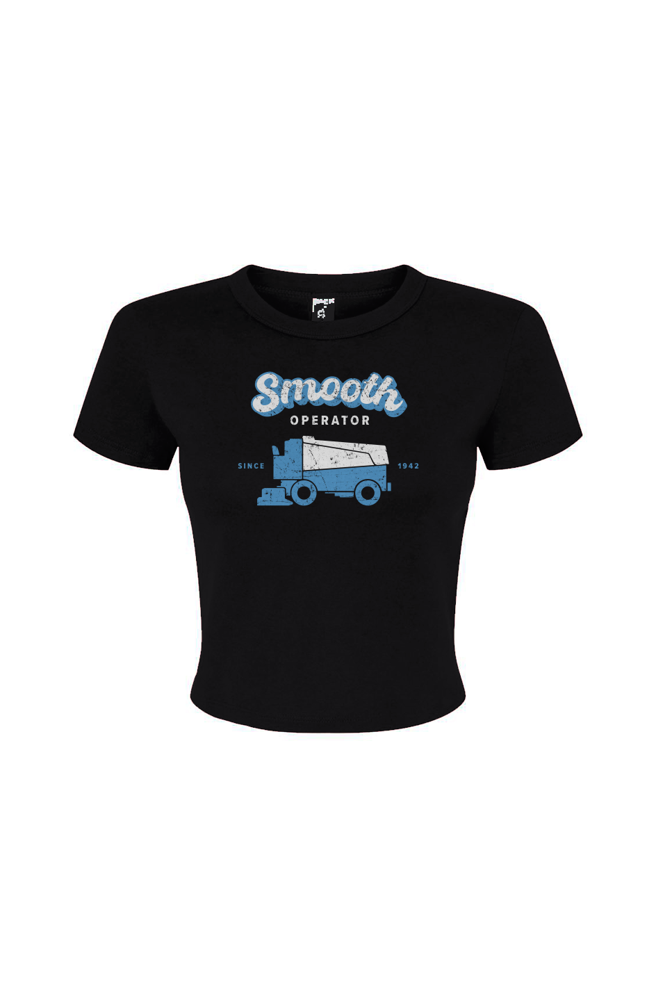 Barn Babe Smooth Operator Baby Tee Black | Barn Garb Hockey Threads