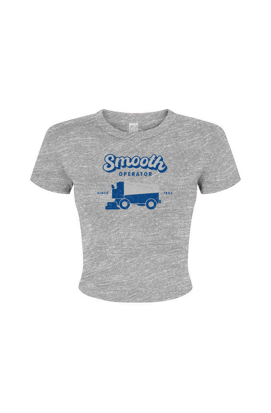 Barn Babe Smooth Operator Baby Tee Grey | Barn Garb Hockey Threads
