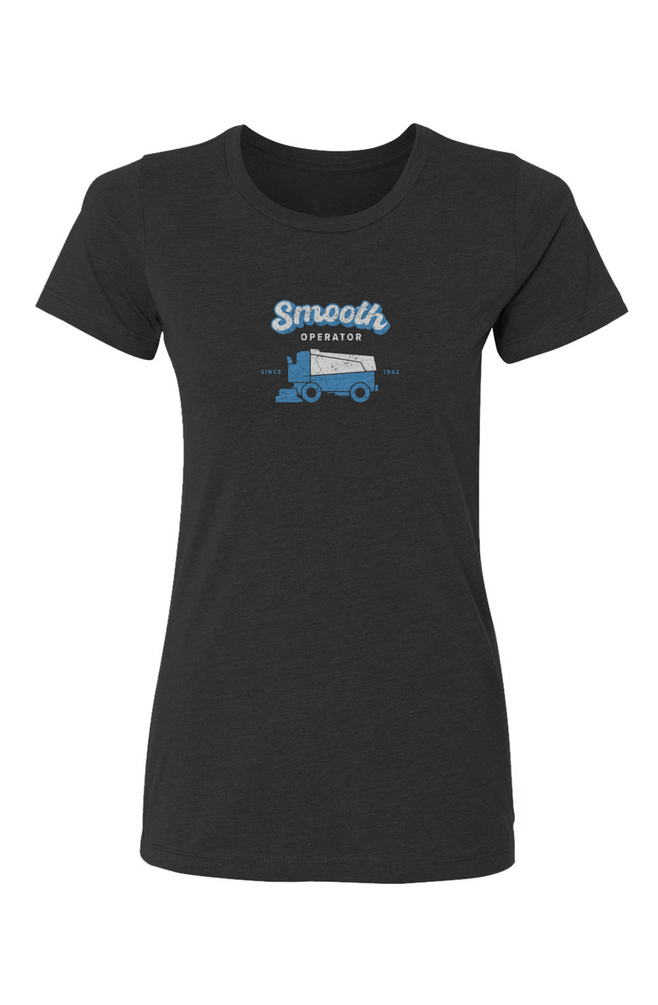 Barn Babe Smooth Operator Tee Charcoal  | Barn Garb Hockey Threads
