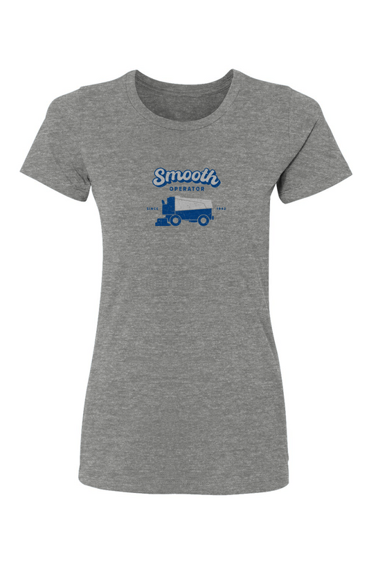 Barn Babe Smooth Operator Tee Grey | Barn Garb Hockey Threads
