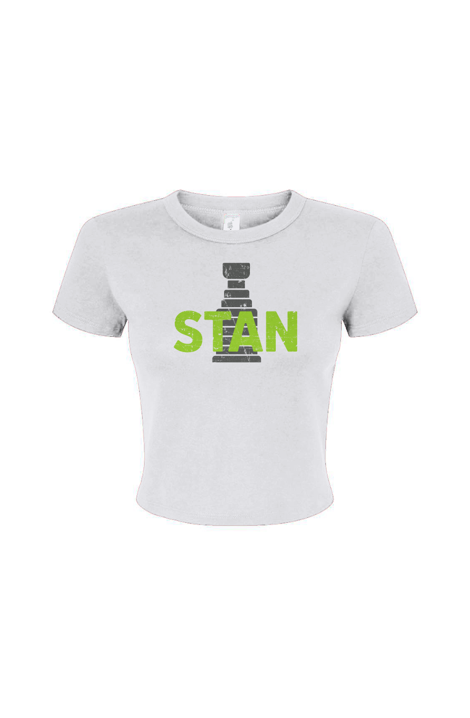 Barn Babe Stan Baby Tee White | Barn Garb Hockey Threads