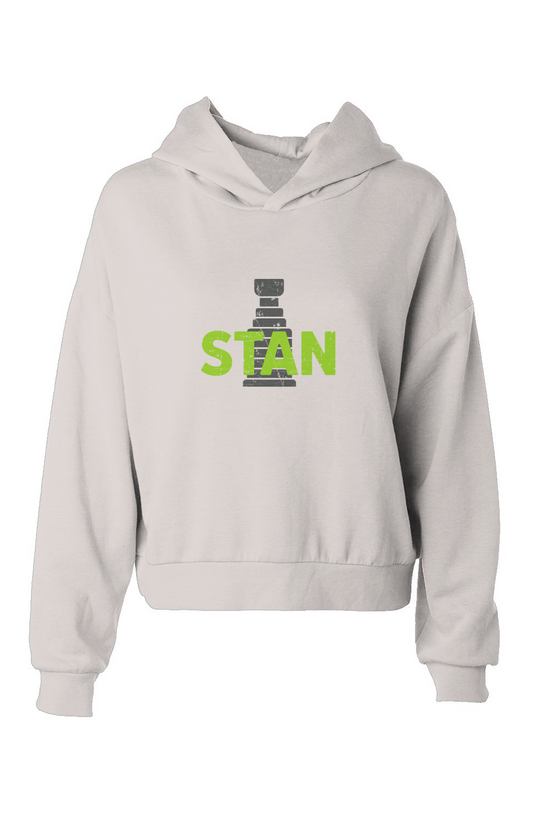 Barn Babe Stan Hip-Height Hoodie White | Barn Garb Hockey Threads
