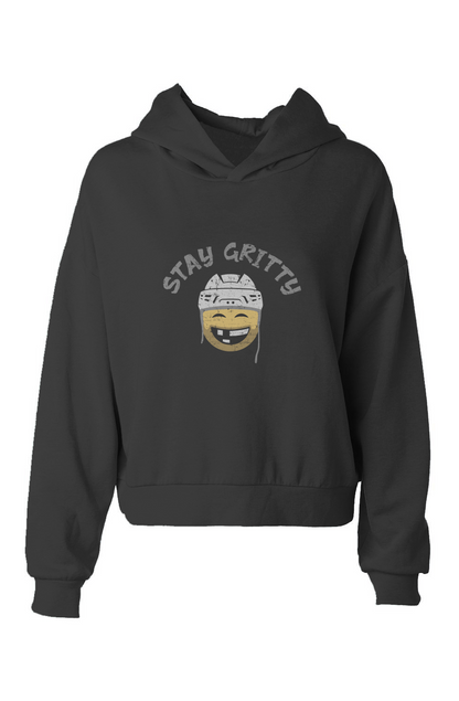 Barn Babe Stay Gritty Hip-Height Hoodie Black | Barn Garb Hockey Threads