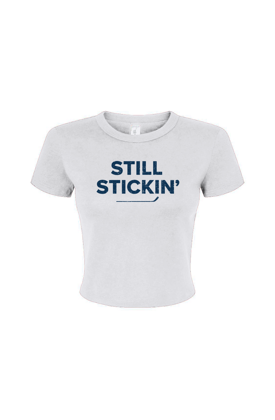 Barn Babe Still Stickin' Baby Tee White | Barn Garb Hockey Threads