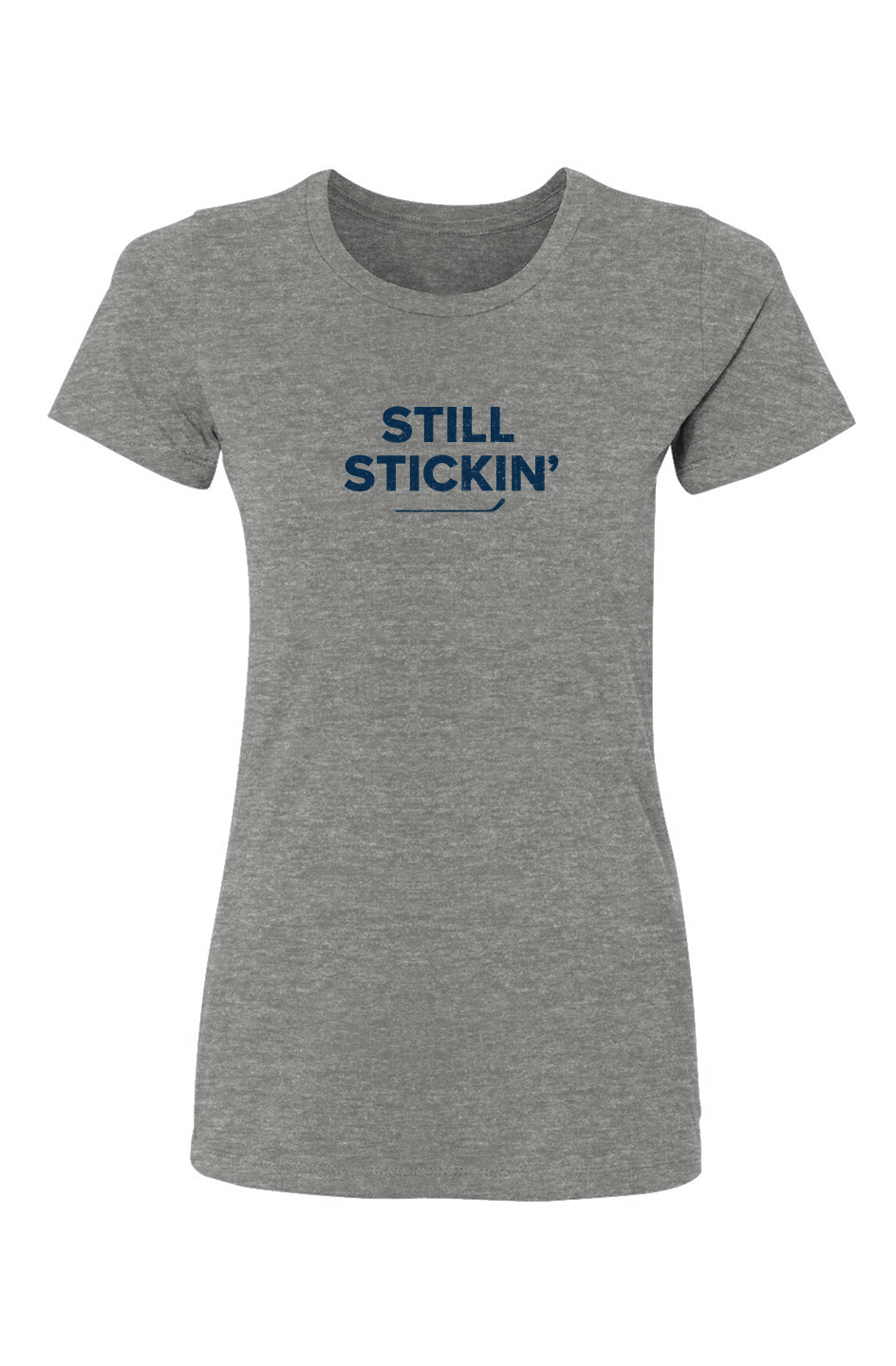 Barn Babe Still Stickin' Tee Grey | Barn Garb Hockey Threads