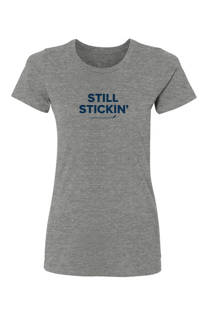 Barn Babe Still Stickin' Tee Grey | Barn Garb Hockey Threads