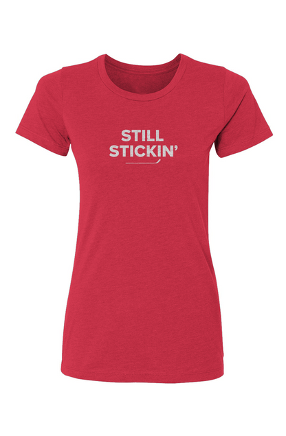 Barn Babe Still Stickin' Tee Red | Barn Garb Hockey Threads