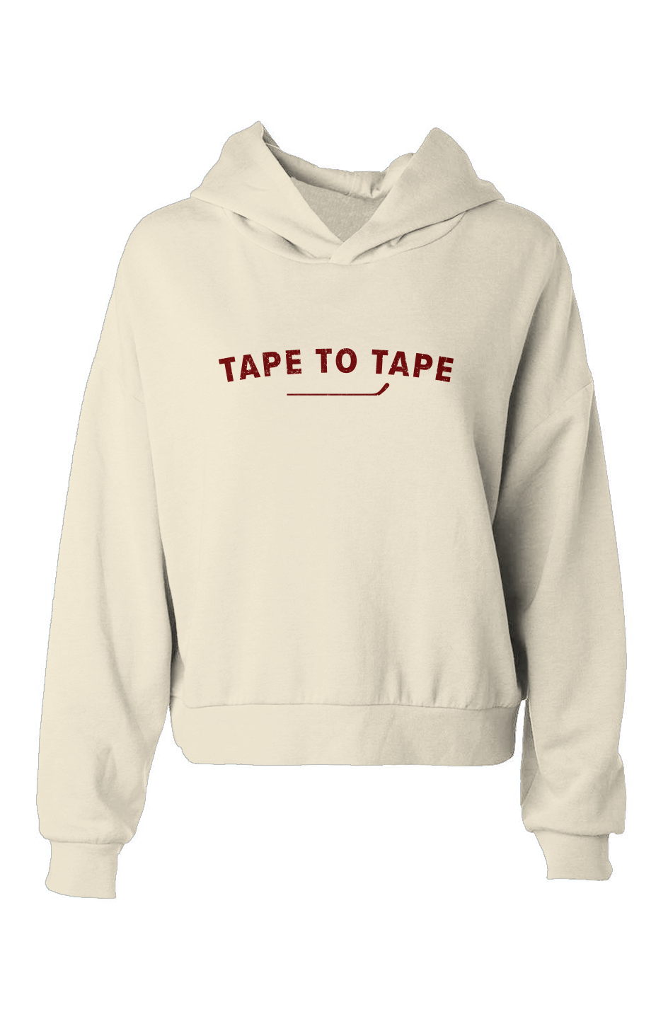 Barn Babe Tape to Tape Hip-Height Hoodie Bone | Barn Garb Hockey Threads