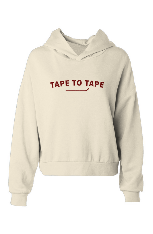 Barn Babe Tape to Tape Hip-Height Hoodie Bone | Barn Garb Hockey Threads
