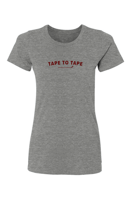 Barn Babe Tape to Tape Tee Grey | Barn Garb Hockey Threads