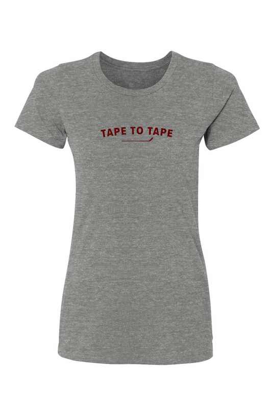 Barn Babe Tape to Tape Tee Grey | Barn Garb Hockey Threads