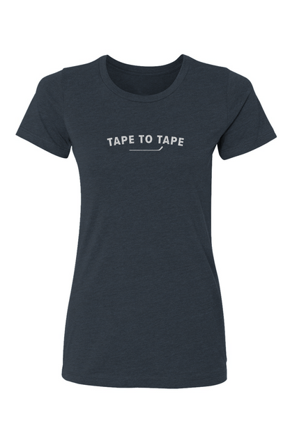 Barn Babe Tape to Tape Tee Navy Blue | Barn Garb Hockey Threads