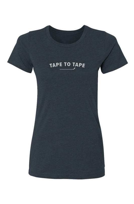 Barn Babe Tape to Tape Tee Navy Blue | Barn Garb Hockey Threads