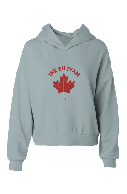 Barn Babe The Eh Team Hip-Height Hoodie Sage | Barn Garb Hockey Threads