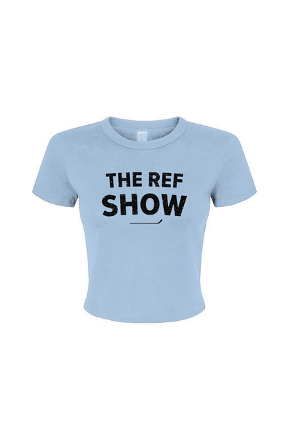 Barn Babe The Ref Show Baby Tee Baby Blue | Barn Garb Hockey Threads
