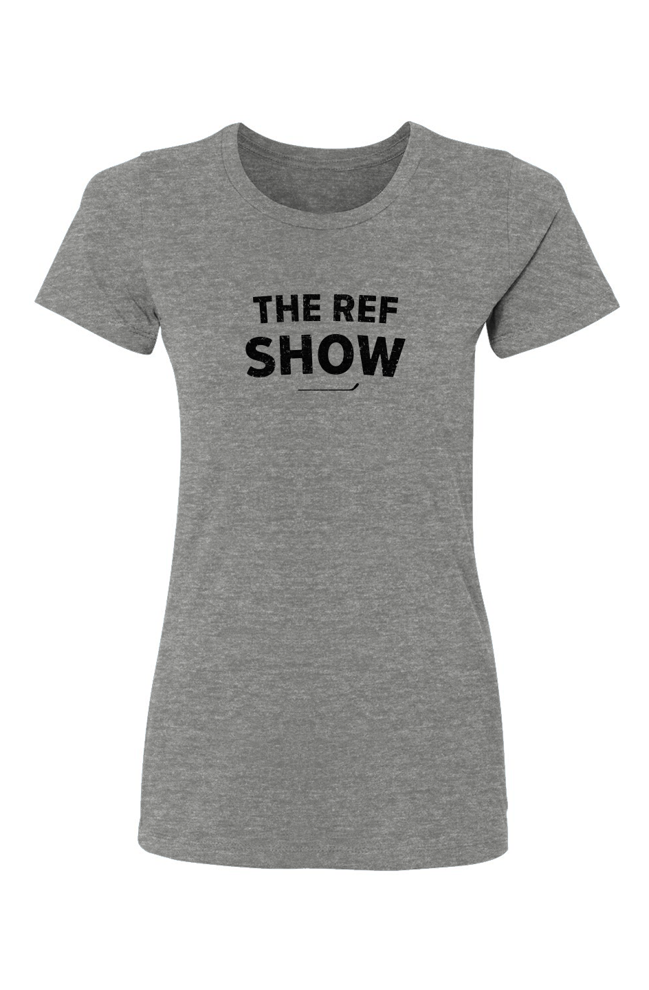 Barn Babe The Ref Show Tee Grey | Barn Garb Hockey Threads