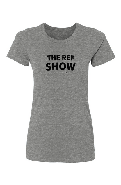Barn Babe The Ref Show Tee Grey | Barn Garb Hockey Threads