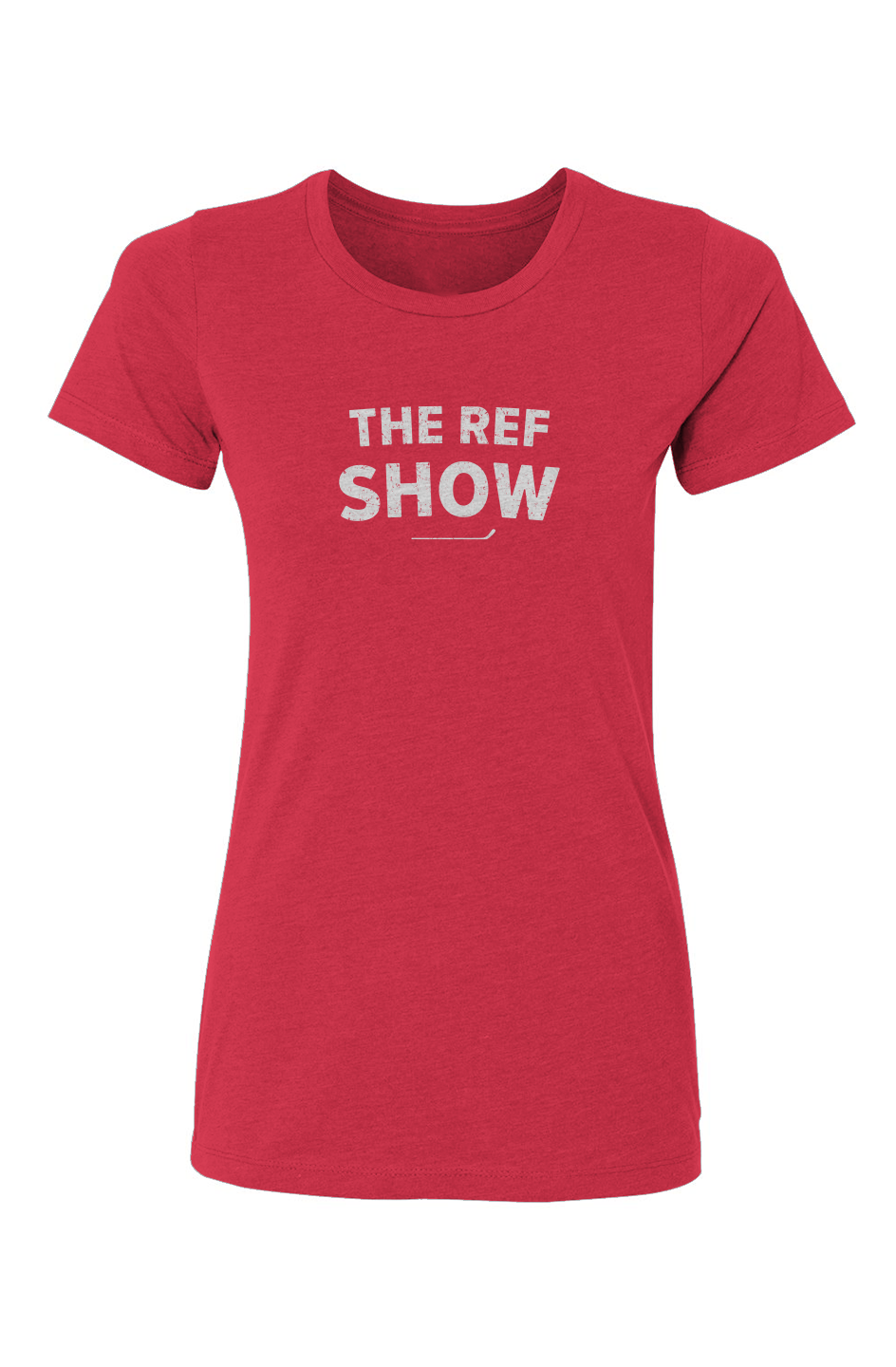 Barn Babe The Ref Show Tee Red | Barn Garb Hockey Threads
