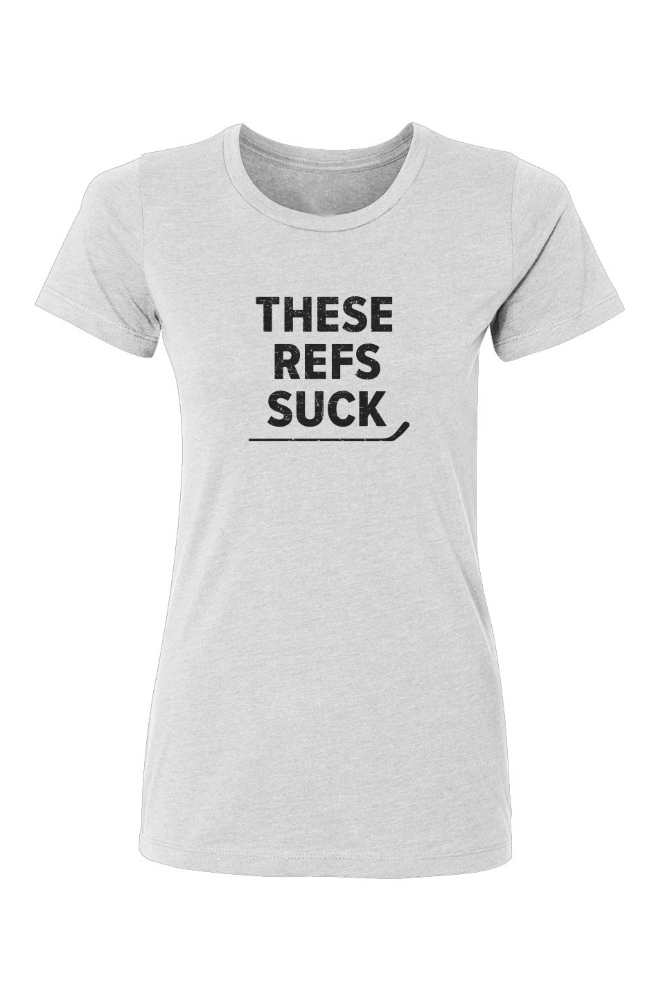 Barn Babe These Refs Suck Tee White | Barn Garb Hockey Threads