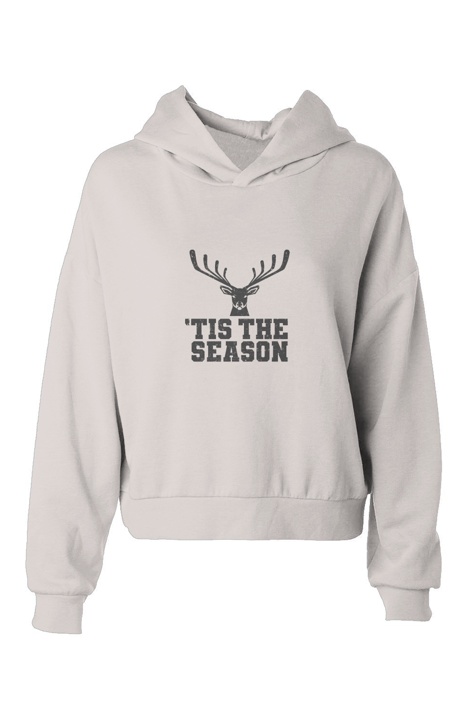 Barn Babe 'Tis the Season Hip-Height Hoodie White Barn Garb Hockey Thread