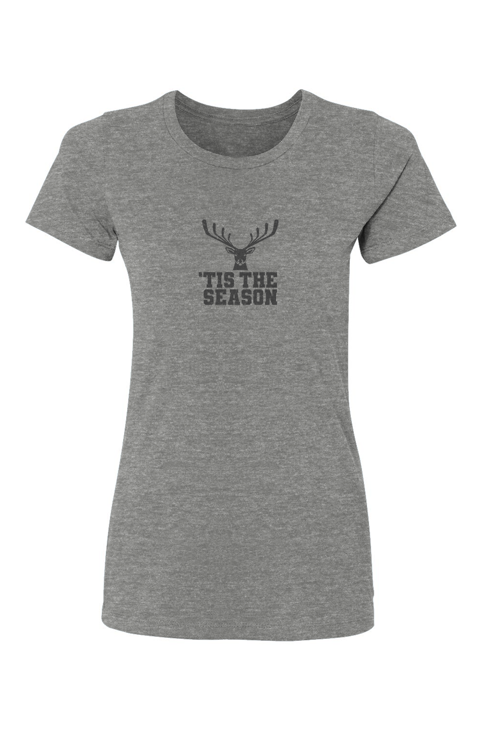 Barn Babe 'Tis the Season Tee Grey | Barn Garb Hockey Threads