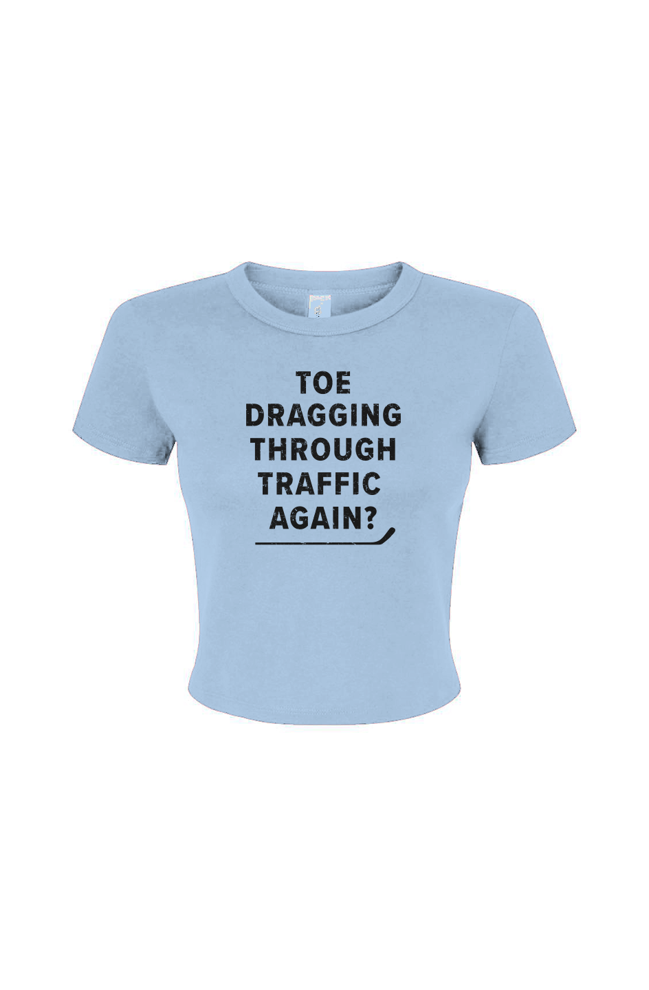 Barn Babe Traffic Baby Tee Baby Blue | Barn Garb Hockey Threads