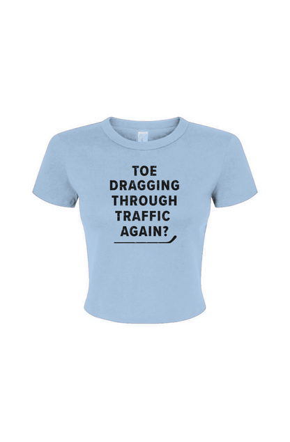 Barn Babe Traffic Baby Tee Baby Blue | Barn Garb Hockey Threads