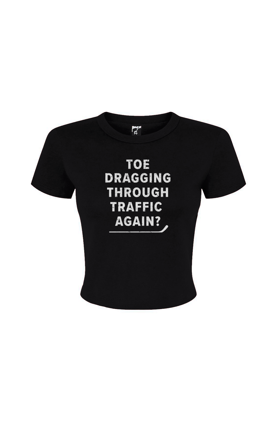 Barn Babe Traffic Baby Tee Black | Barn Garb Hockey Threads