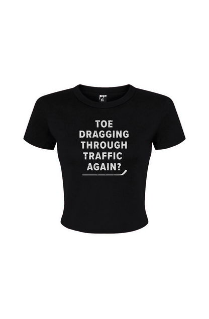 Barn Babe Traffic Baby Tee Black | Barn Garb Hockey Threads