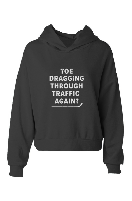 Barn Babe Traffic Hip-Height Hoodie Black | Barn Garb Hockey Threads