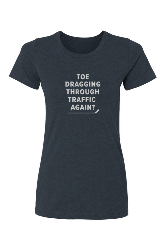 Barn Babe Traffic Tee Navy Blue | Barn Garb Hockey Threads