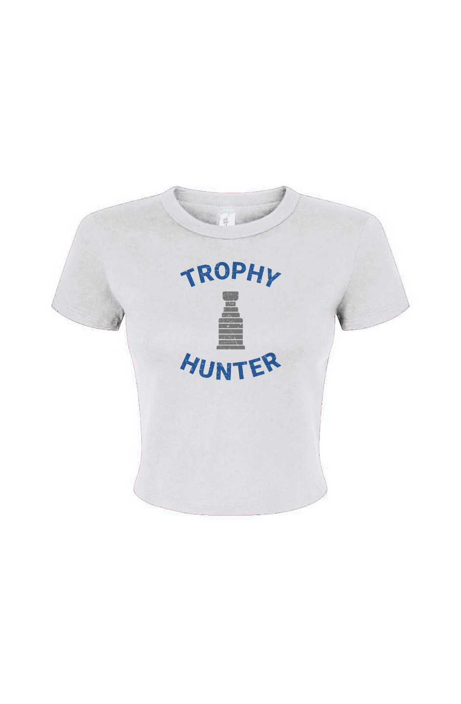 Barn Babe Trophy Hunter Baby Tee White | Barn Garb Hockey Threads