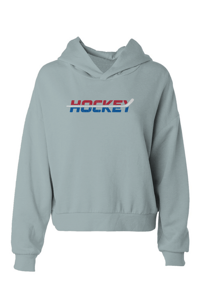 Barn Babe USA Patriotic Hockey Hip-Height Hoodie Sage | Barn Garb Hockey Threads