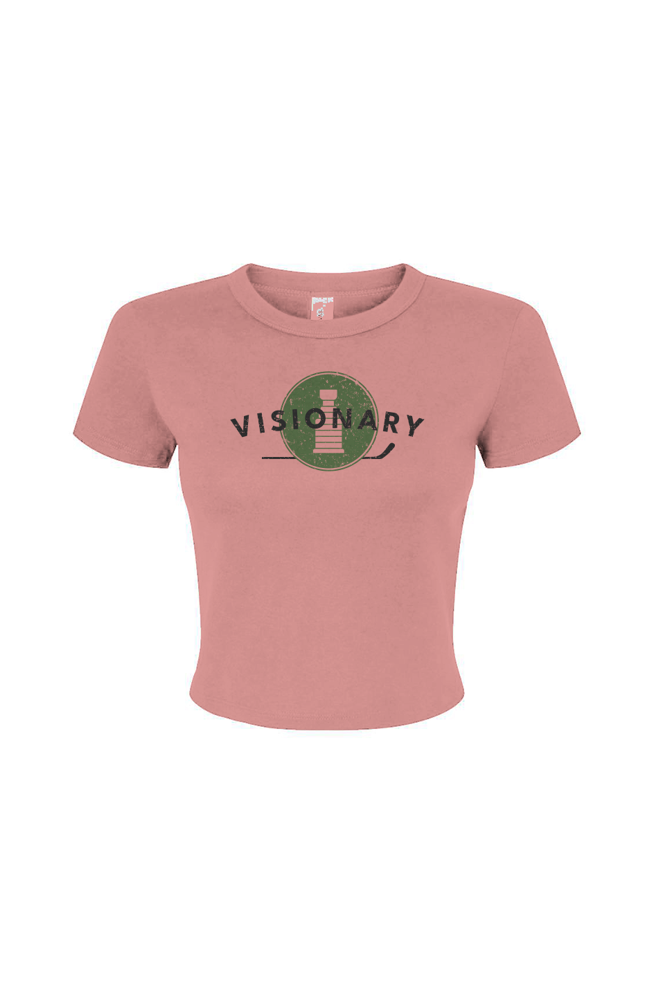 Barn Babe Visionary Baby Tee Pink | Barn Garb Hockey Threads