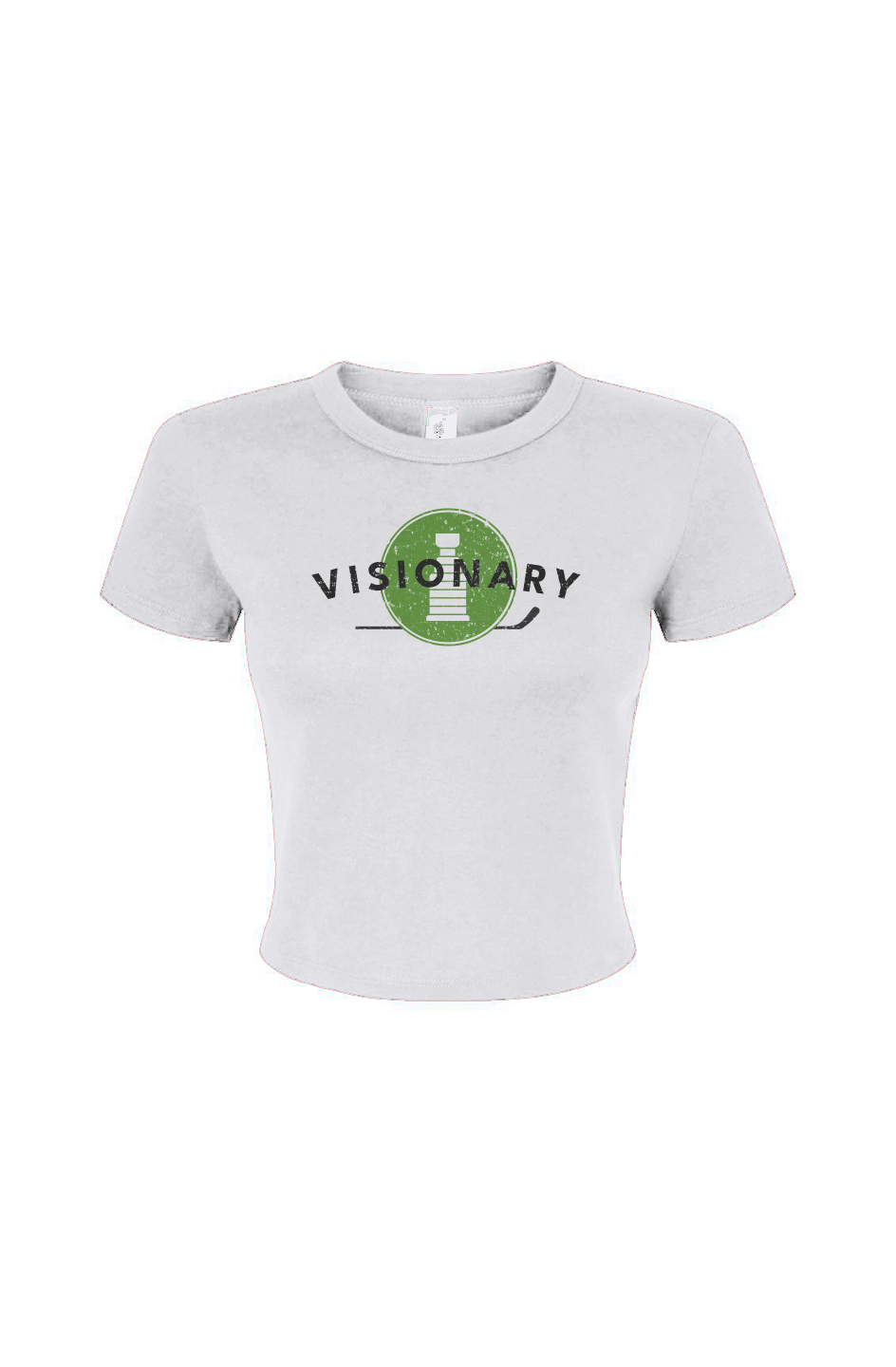 Barn Babe Visionary Baby Tee White | Barn Garb Hockey Threads