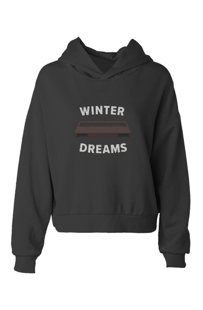 Barn Babe Winter Dreams Hip-Height Hoodie Black | Barn Garb Hockey Threads