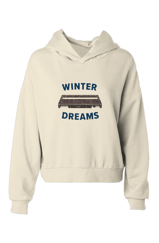 Barn Babe Winter Dreams Hip-Height Hoodie Bone | Barn Garb Hockey Threads