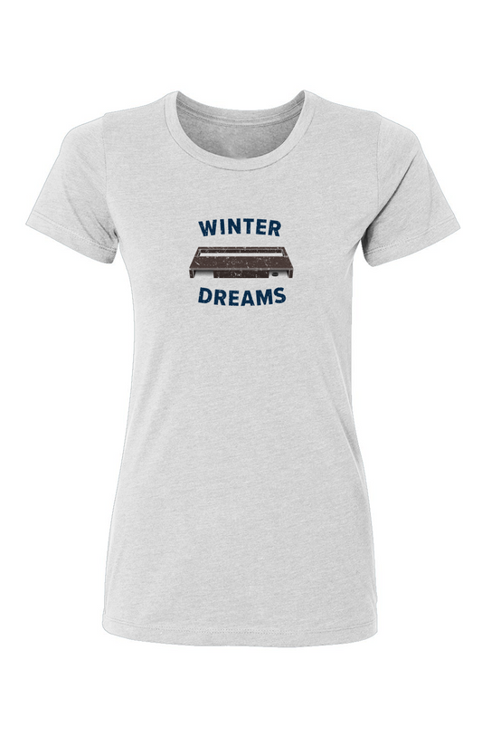 Barn Babe Winter Dreams Tee White | Barn Garb Hockey Threads