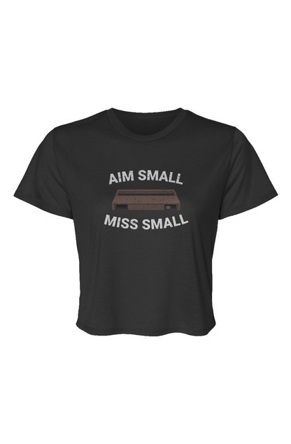 Barn Beauty Aim Small Miss Small Cropped Tee Black | Barn Garb Hockey Threads