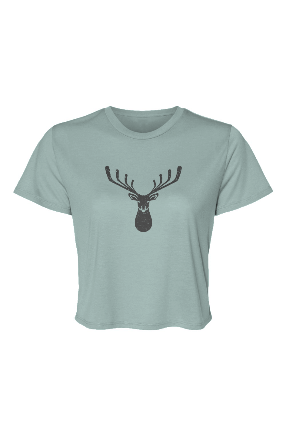 Barn Beauty Buckshot Cropped Tee Ice Blue | Barn Garb Hockey Threads