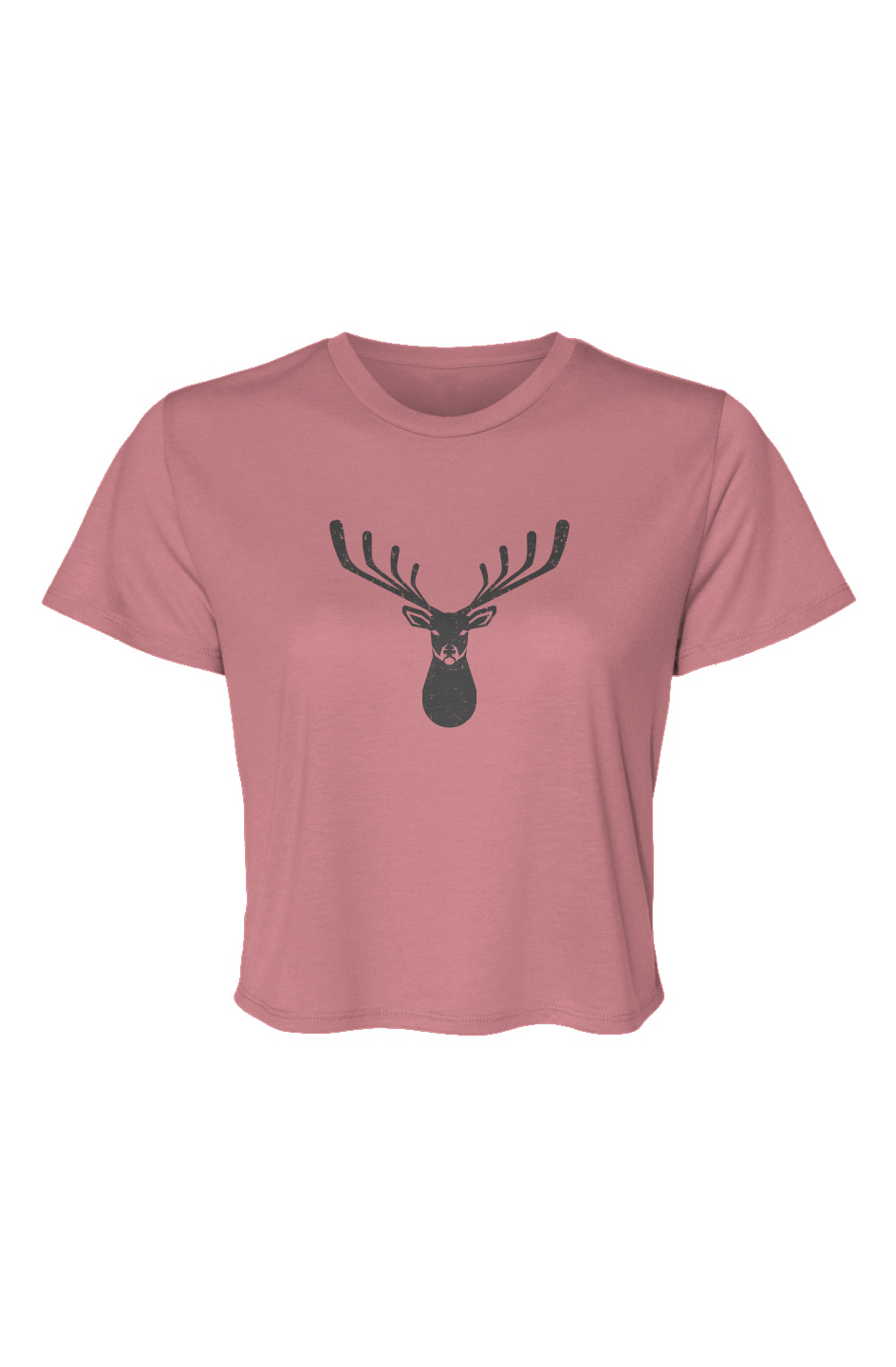Barn Beauty Buckshot Cropped Tee Mauve | Barn Garb Hockey Threads