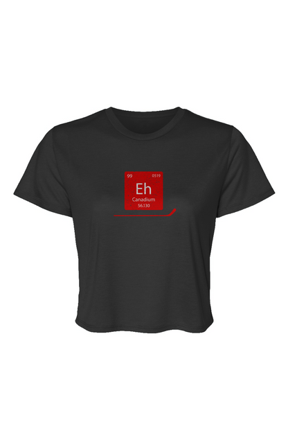 Barn Beauty Canadium Cropped Tee Red | Barn Garb Hockey Threads
