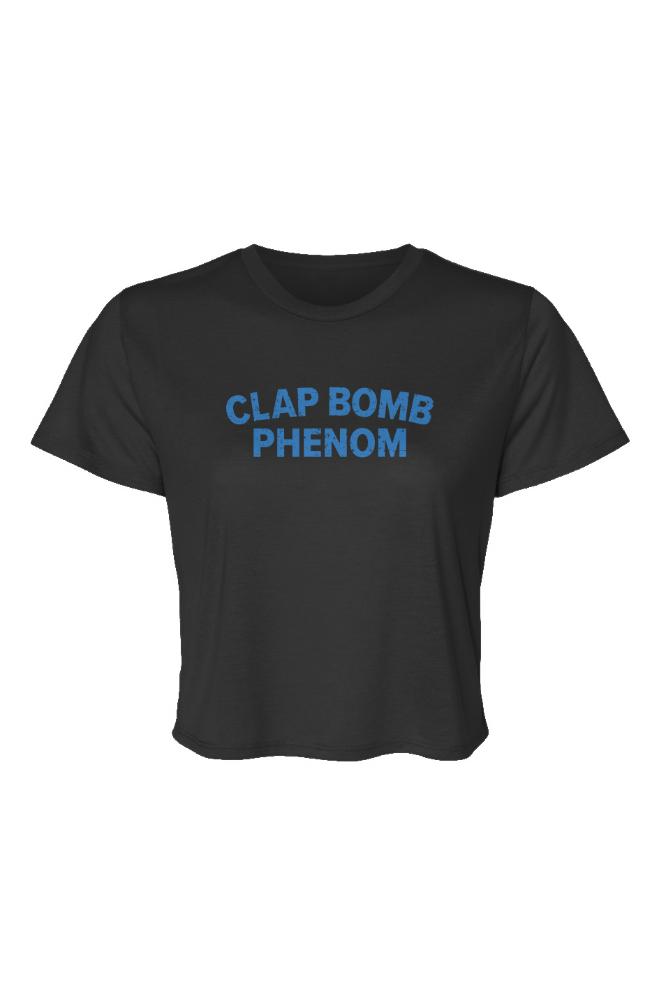 Barn Beauty Clap Bomb Phenom Cropped Tee Black | Barn Garb Hockey Threads