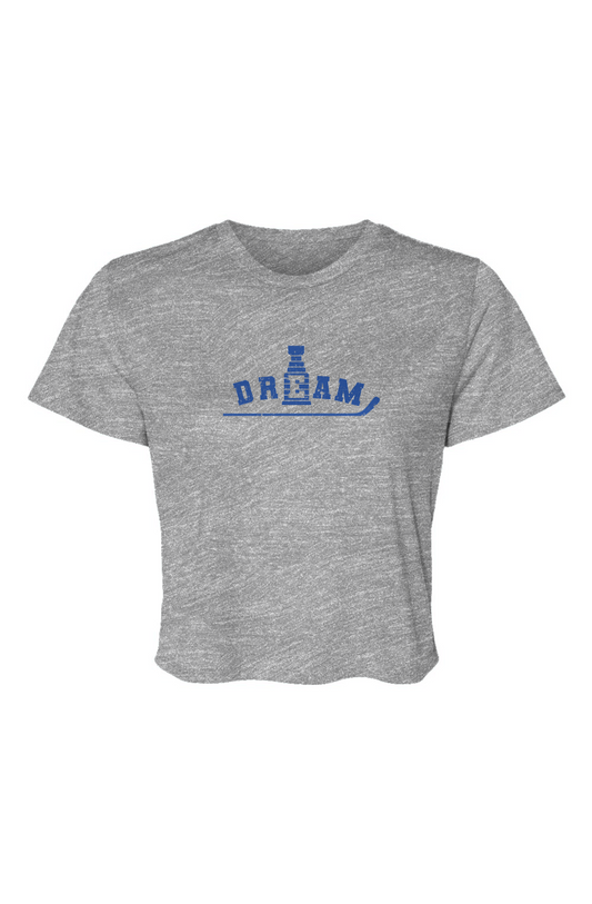Barn Beauty Dream Cropped Tee Grey | Barn Garb Hockey Threads