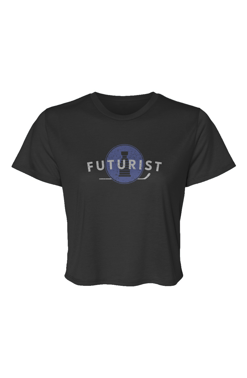 Barn Beauty Futurist Cropped Tee Black | Barn Garb Hockey Threads