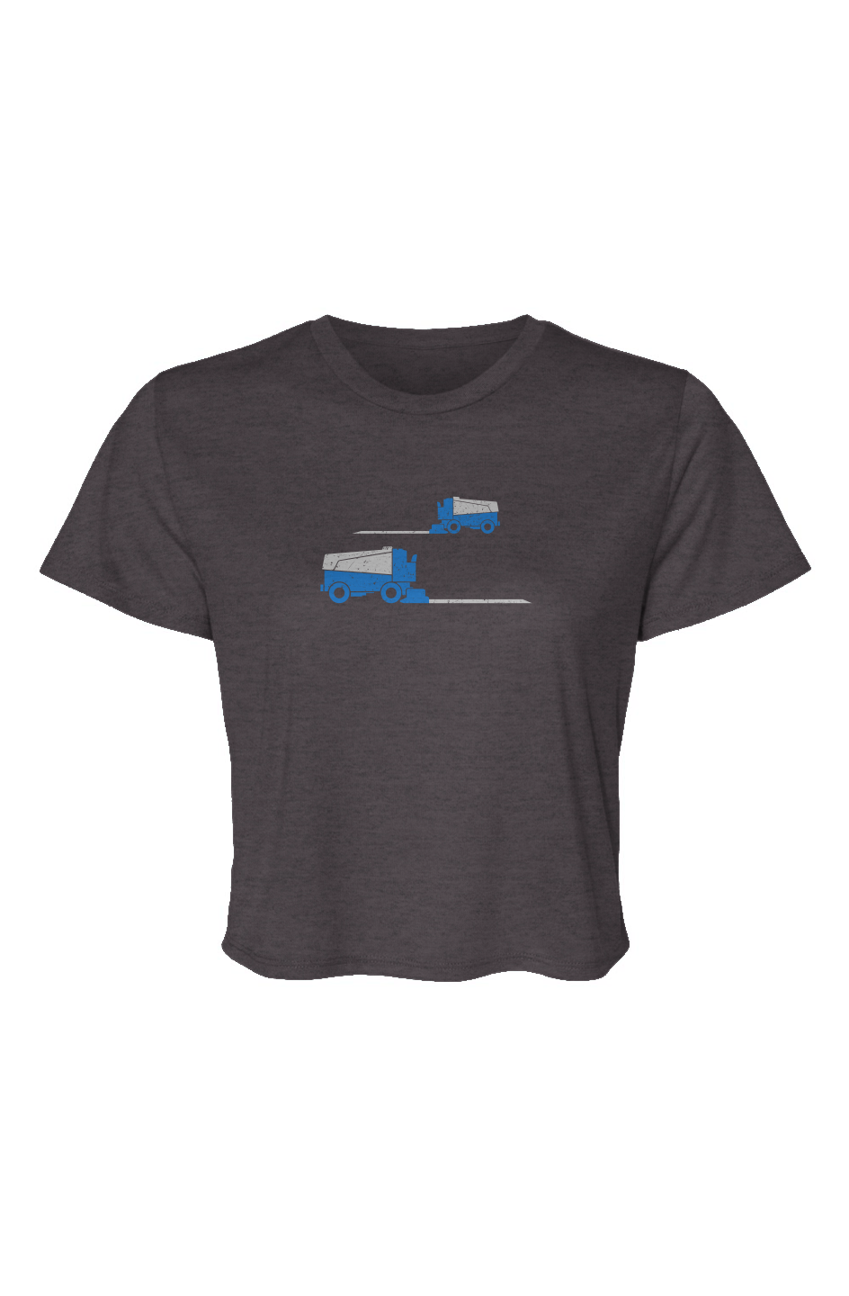 Barn Beauty Resurfacer Cropped Tee Charcoal | Barn Garb Hockey Threads