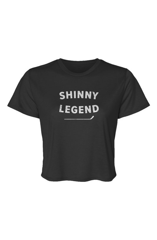 Barn Beauty Shinny Legend Cropped Tee Black | Barn Garb Hockey Threads