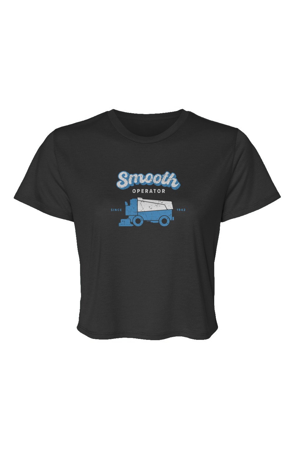 Barn Beauty Smooth Operator Cropped Tee Black | Barn Garb Hockey Threads
